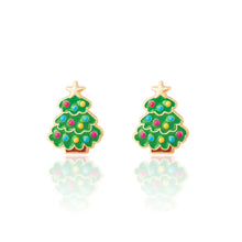 Load image into Gallery viewer, O Christmas Tree Cutie Stud Earrings