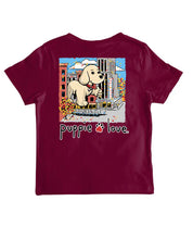 Load image into Gallery viewer, Puppie Love Thanksgiving Parade Pup Youth Short Sleeve Tee