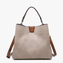 Load image into Gallery viewer, Tati Satchel w/ Shoulder Strap - Warm Grey