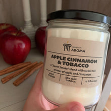 Load image into Gallery viewer, Apple Cinnamon &amp; Tobacco Soy Candle