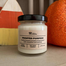 Load image into Gallery viewer, Frosted Pumpkin Soy Candle