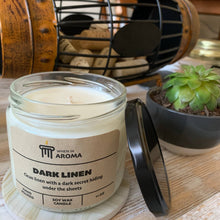 Load image into Gallery viewer, Dark Linen Soy Candle