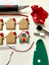 Load image into Gallery viewer, Gingerbread House Dangle Earrings