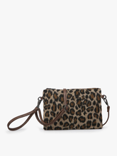Load image into Gallery viewer, Meriam Clutch Crossbody/Wristlet - Navy &amp; Green Plaid