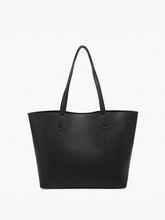 Load image into Gallery viewer, Millie Paneled Classic Tote Bag - Black