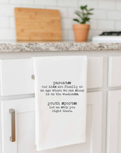 Load image into Gallery viewer, Youth Sports Sleeping In Parenting Funny Gift Towel