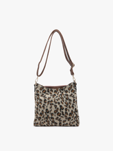 Load image into Gallery viewer, Emma 3 Compartment Crossbody w/ Snap Closure-Rust