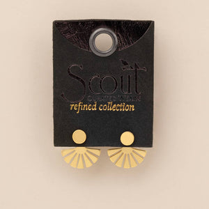 Refined Earring Collection - Sunburst Ear Jacket