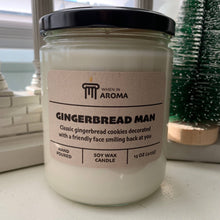 Load image into Gallery viewer, Gingerbread Man Soy Candle