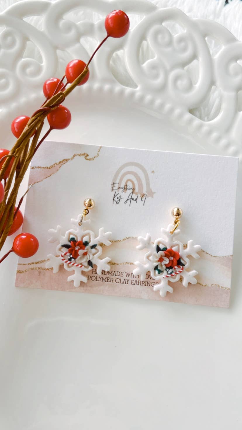 Winter Wonderland Snowflake Earrings