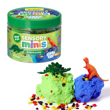 Load image into Gallery viewer, Sensory Mini Play Kit Jar with Cloud Clay: Dinosaur Theme