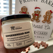 Load image into Gallery viewer, Gingerbread Man Soy Candle