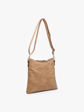 Load image into Gallery viewer, Emma 3 Compartment Crossbody w/ Snap Closure-Rust