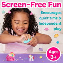 Load image into Gallery viewer, Sensory Mini Play Kit Jar with Cloud Clay - Unicorn Theme