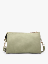 Load image into Gallery viewer, Riley 3 Compartment Crossbody/Wristlet - Slate