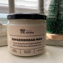 Load image into Gallery viewer, Gingerbread Man Soy Candle