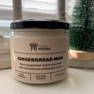 Gingerbread Man Soy Candle