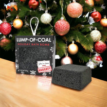 Load image into Gallery viewer, Lump-of-Coal Holiday Bath Bomb