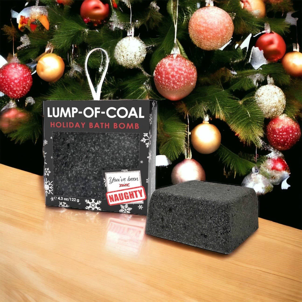 Lump-of-Coal Holiday Bath Bomb