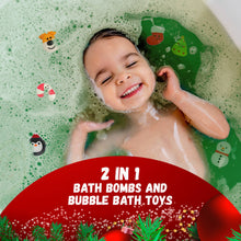 Load image into Gallery viewer, Christmas Bath Bomb with Toy Surprise