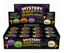Load image into Gallery viewer, 4" Halloween Glitter Jelly Dumpling - Black Steamer