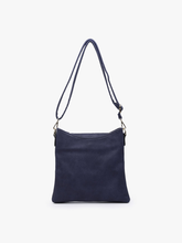 Load image into Gallery viewer, Emma 3 Compartment Crossbody w/ Snap Closure-Rust