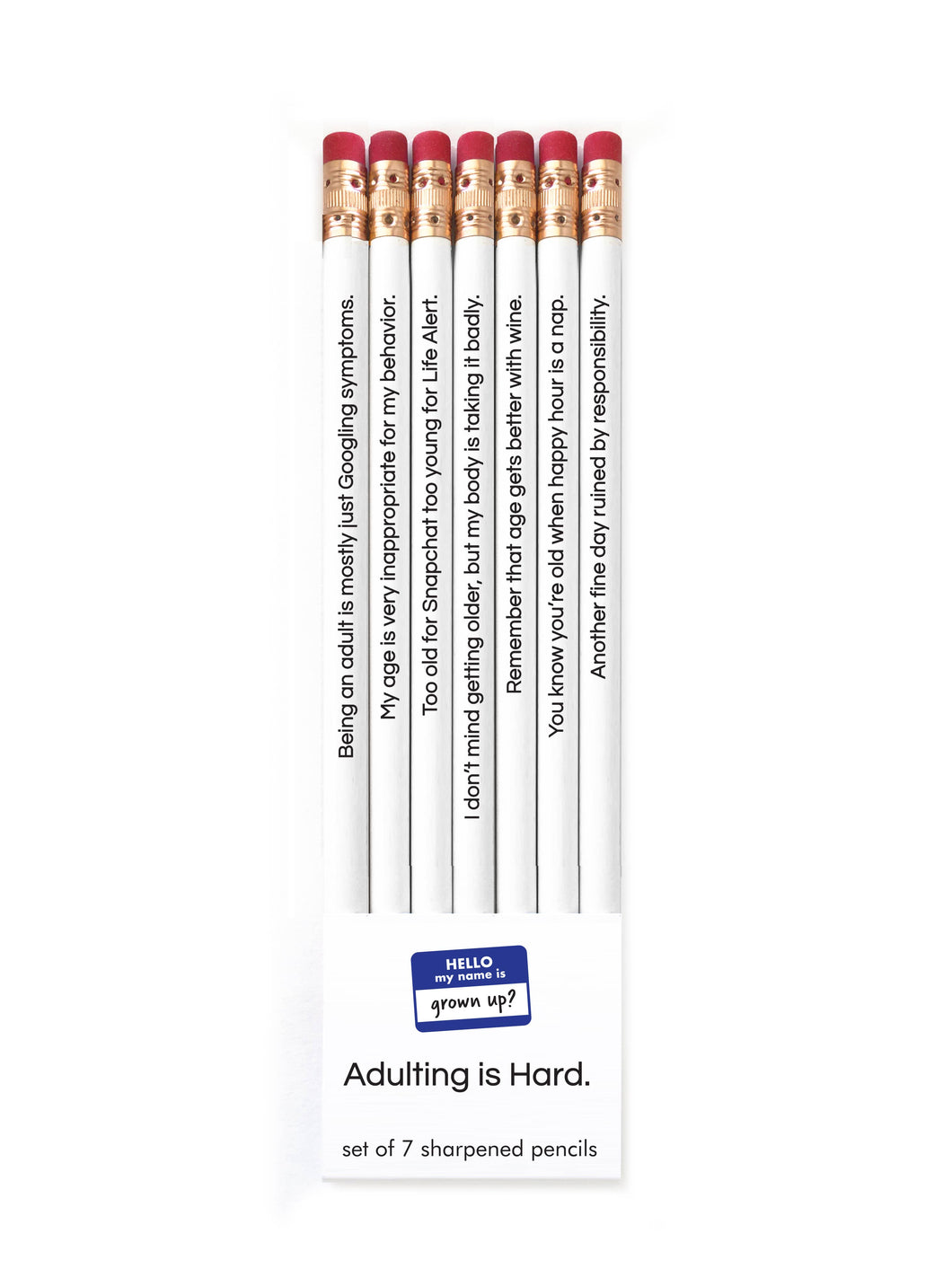 Adulting Is Hard Pencil Set