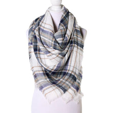 Load image into Gallery viewer, Blanket Scarf Rustic River Plaid