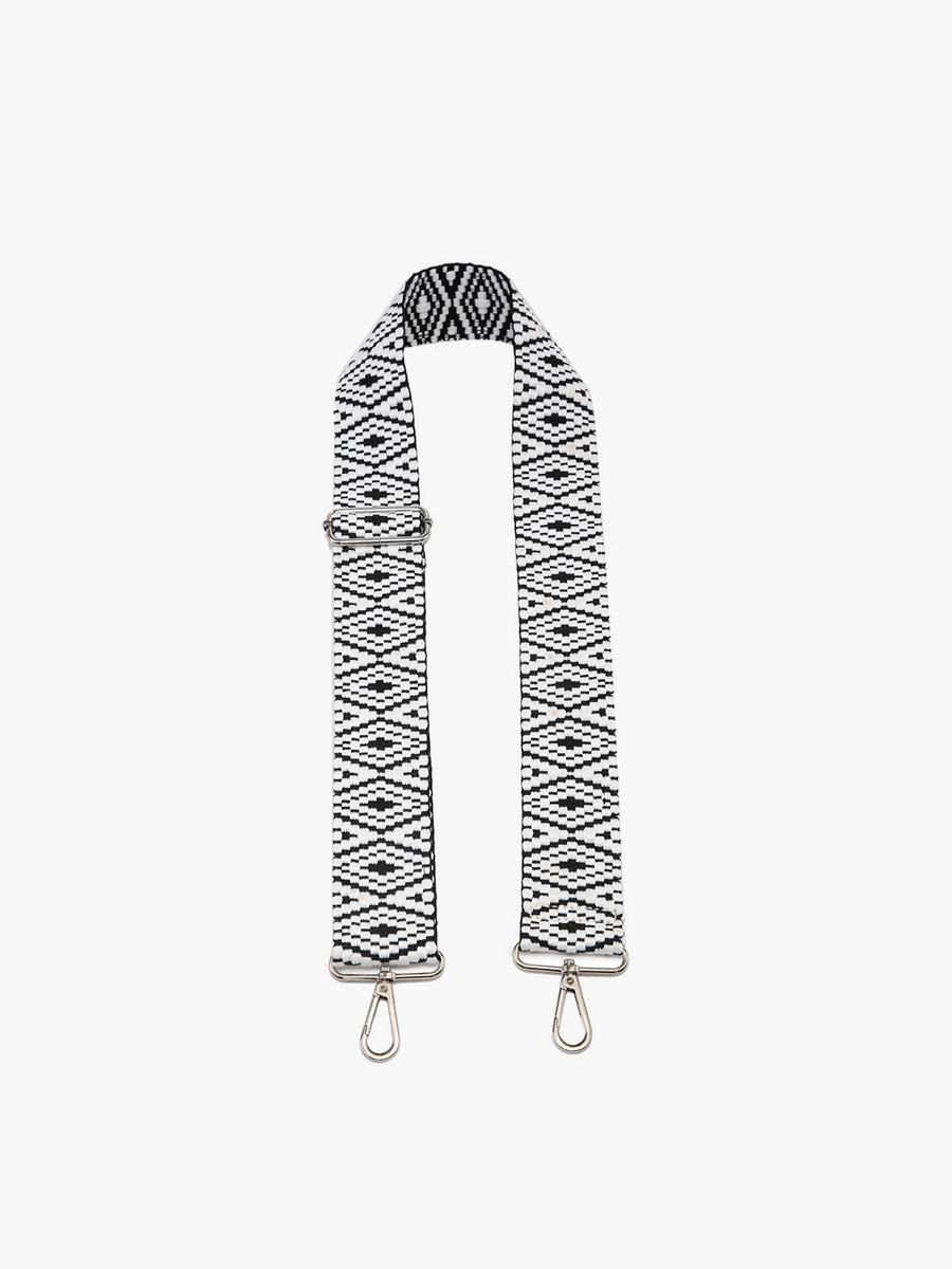 Bohemian Guitar Strap - Black