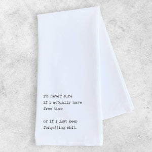 Free Time - Tea Towel