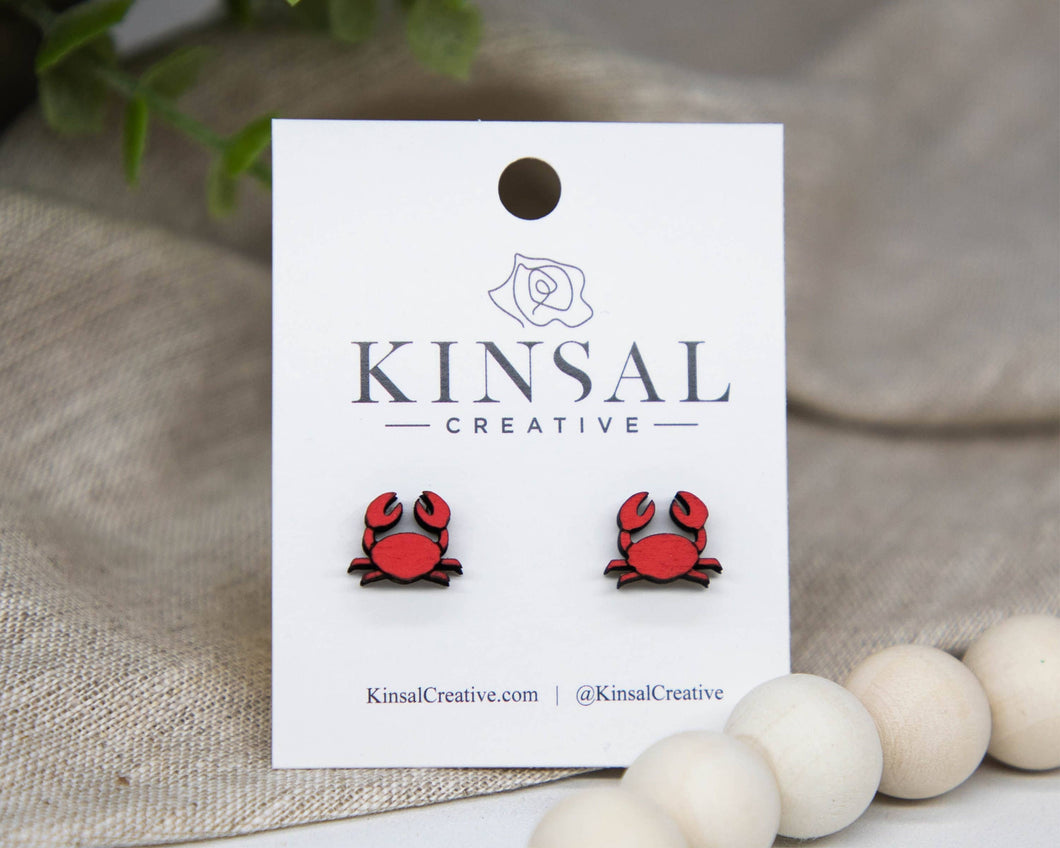 Crab Stud Earrings