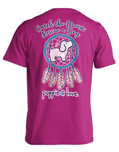 Puppie Love Dream Catcher Pup Short Sleeve Tee