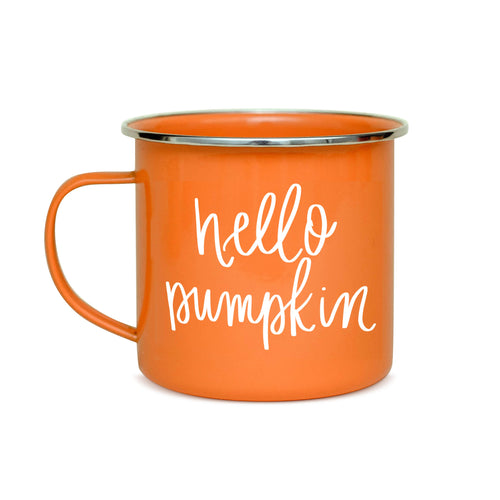 Hello Pumpkin Orange Coffee Mugu
