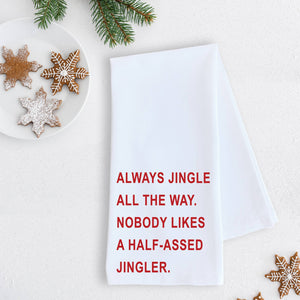 Jingle All The Way - Tea Towel