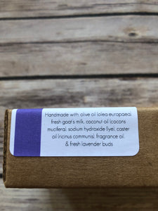 Rock Bottom Soap Co. Lavender goat milk soap