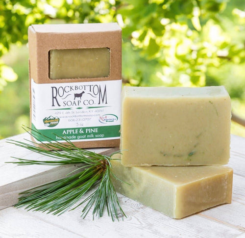 Rock Bottom Soap Co. Apple & Pine Handmade Goat Milk Soap