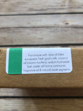 Load image into Gallery viewer, Rock Bottom Soap Co. Cucumber &amp; Fresh Mint handmade goat milk soap