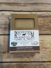 Load image into Gallery viewer, Rock Bottom Soap Co. Sandalwood Handmade Goat Milk Soap