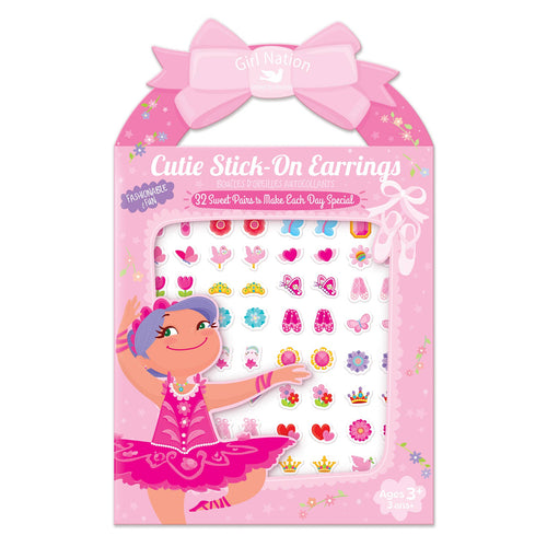 Cutie Stick-On Earrings - Pretty Ballerinas