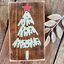 Load image into Gallery viewer, Christmas Tree Sign shelf sitter