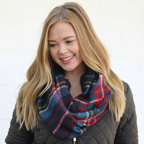 Infinity Scarf Collection - Black Multi