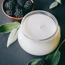 Load image into Gallery viewer, Velvet Whiskey Candle Company BlackBerry Sage 10oz Handpoured Soy Candle