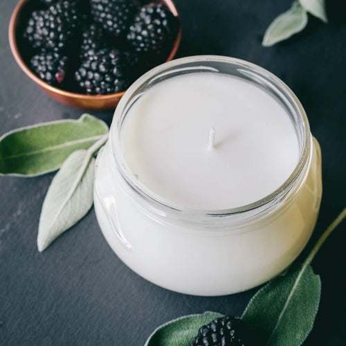 Velvet Whiskey Candle Company BlackBerry Sage 10oz Handpoured Soy Candle