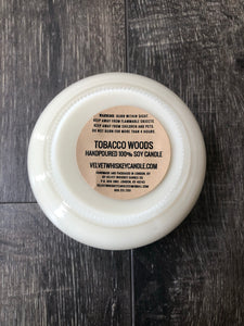 Velvet Whiskey Tobacco Woods 10oz. Soy Candle