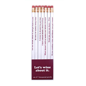 Let’s Wine About It Pencil Set