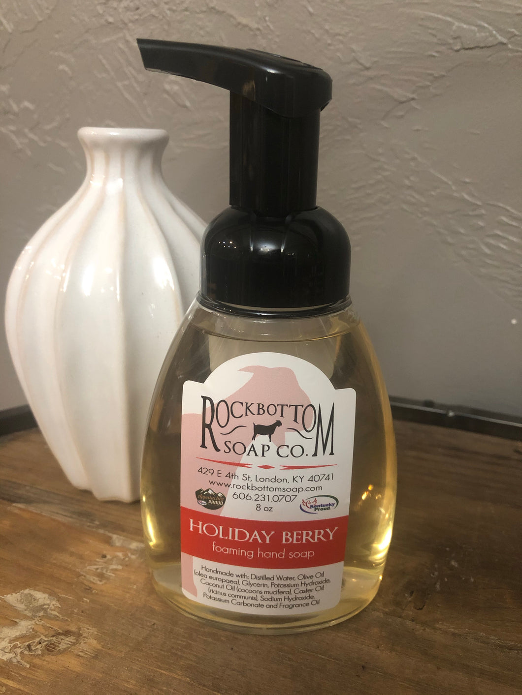 Rock Bottom Soap Co. Foaming Soap-Holiday Berry