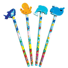 Load image into Gallery viewer, Under The Sea Pencil &amp; Eraser Topper