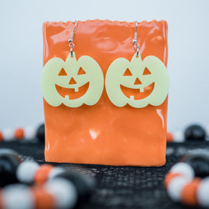 Glow in the Dark Jack O'Lantern Dangles