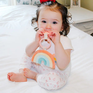 Rainbow Itzy Pal Plush Teether