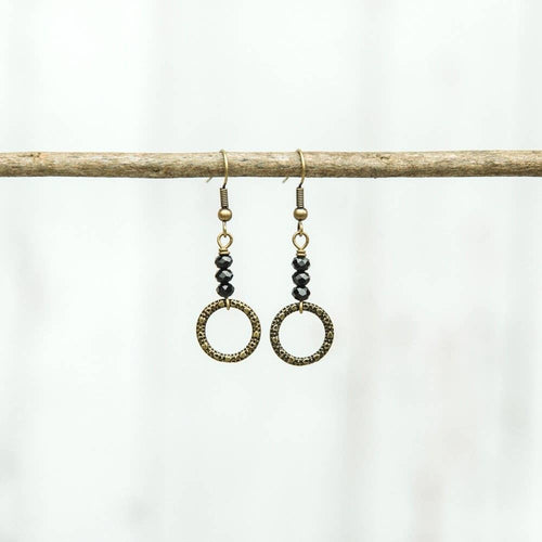 Circle Drop Earrings